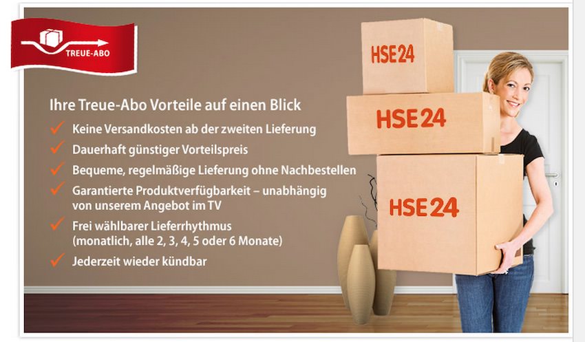 HSE24 Treue-Abo
