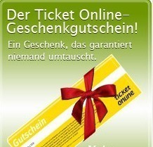 Ticket Online Geschenkgutschein